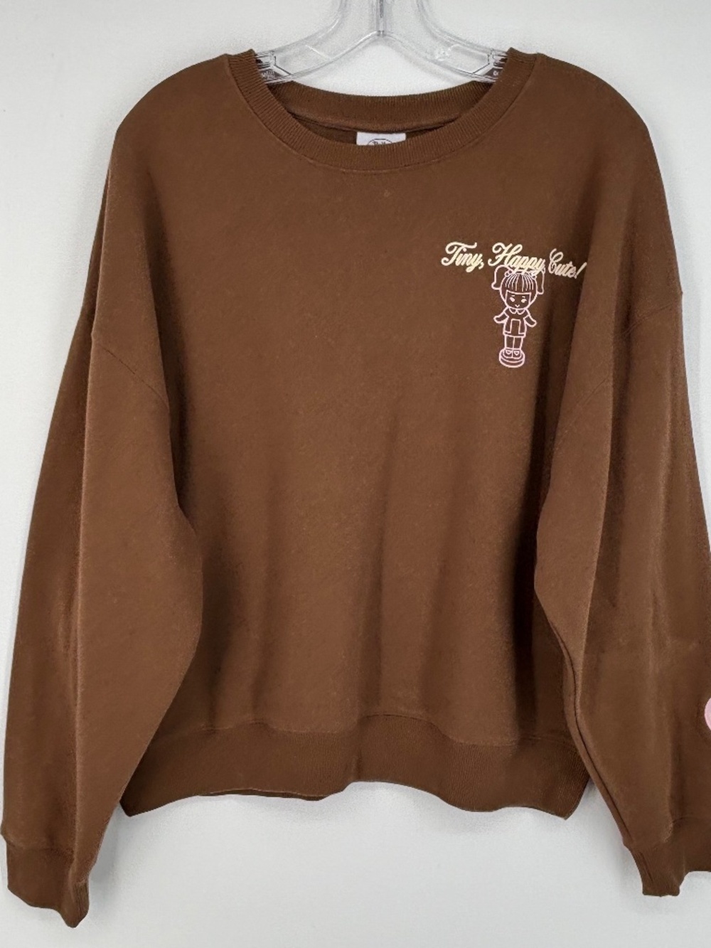 Grayson Threads Womens Medium Pullover Sweatshirt Polly Pocket Tiny Happy Cute